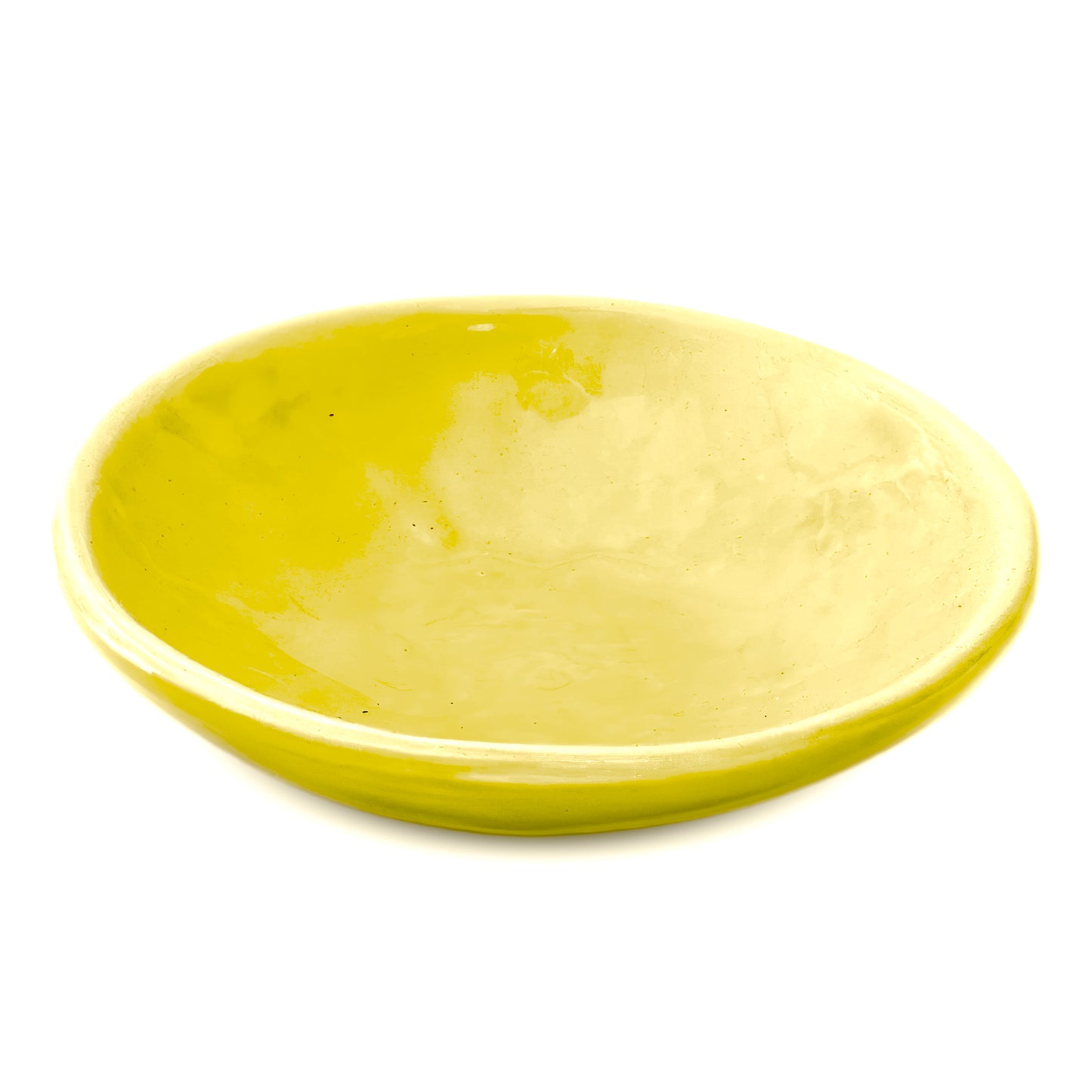 GLOBE DISH YELLOW