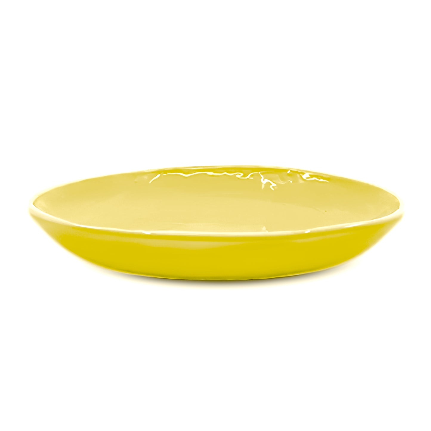 PEASANT PLATE LARGE YELLOW