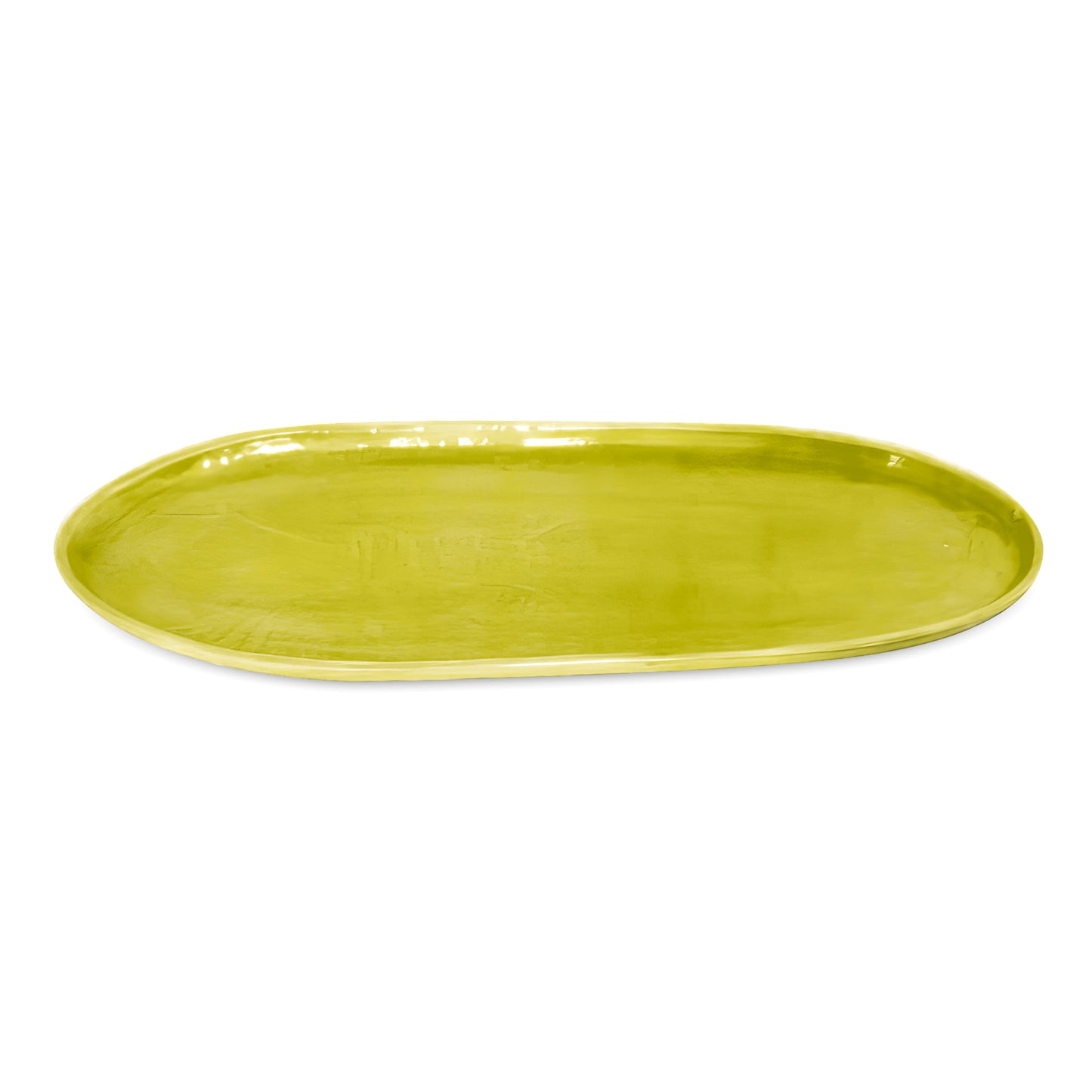 OVAL PLATTER LARGE CHARTREUSE