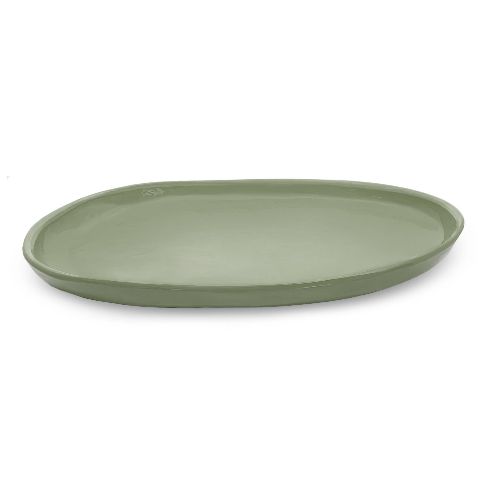 SMALL OVAL PLATTER EUCALYPTUS