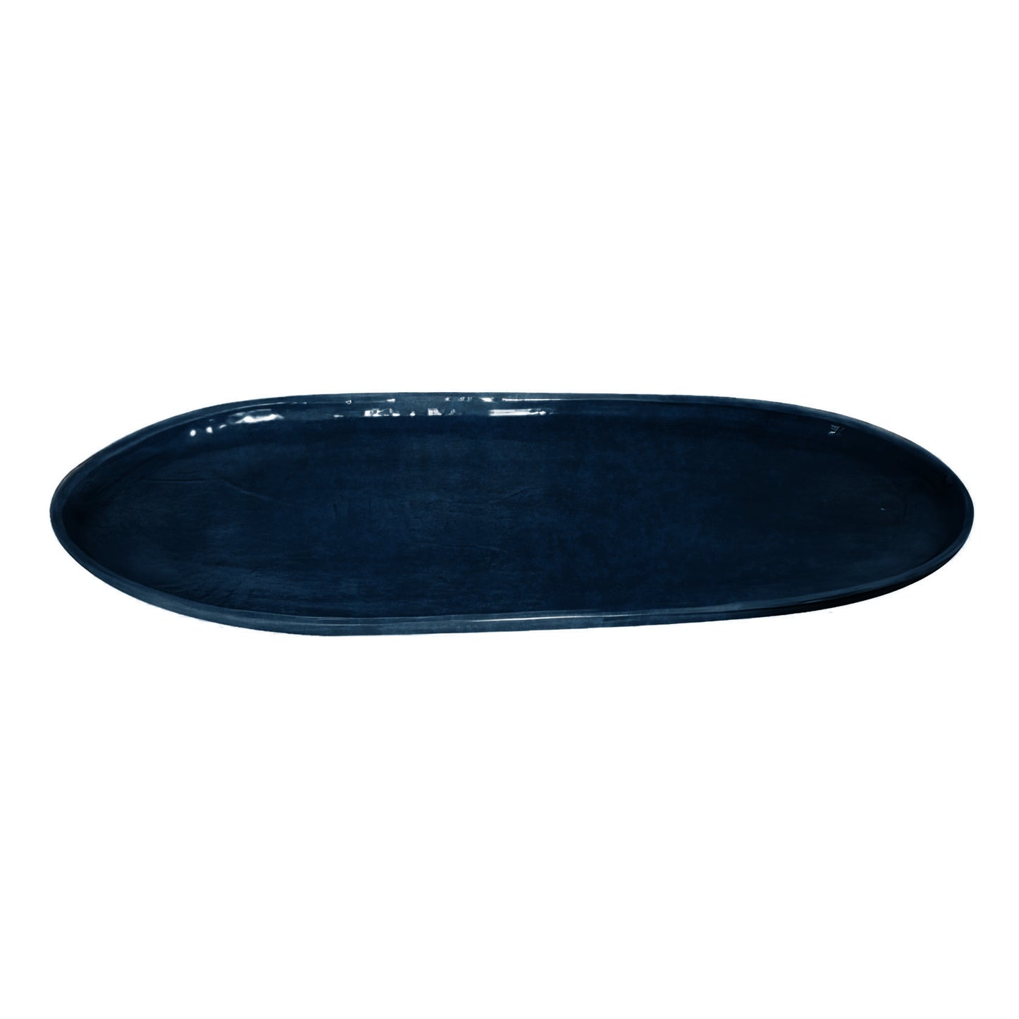 OVAL PLATTER LARGE FRENCH NAVY