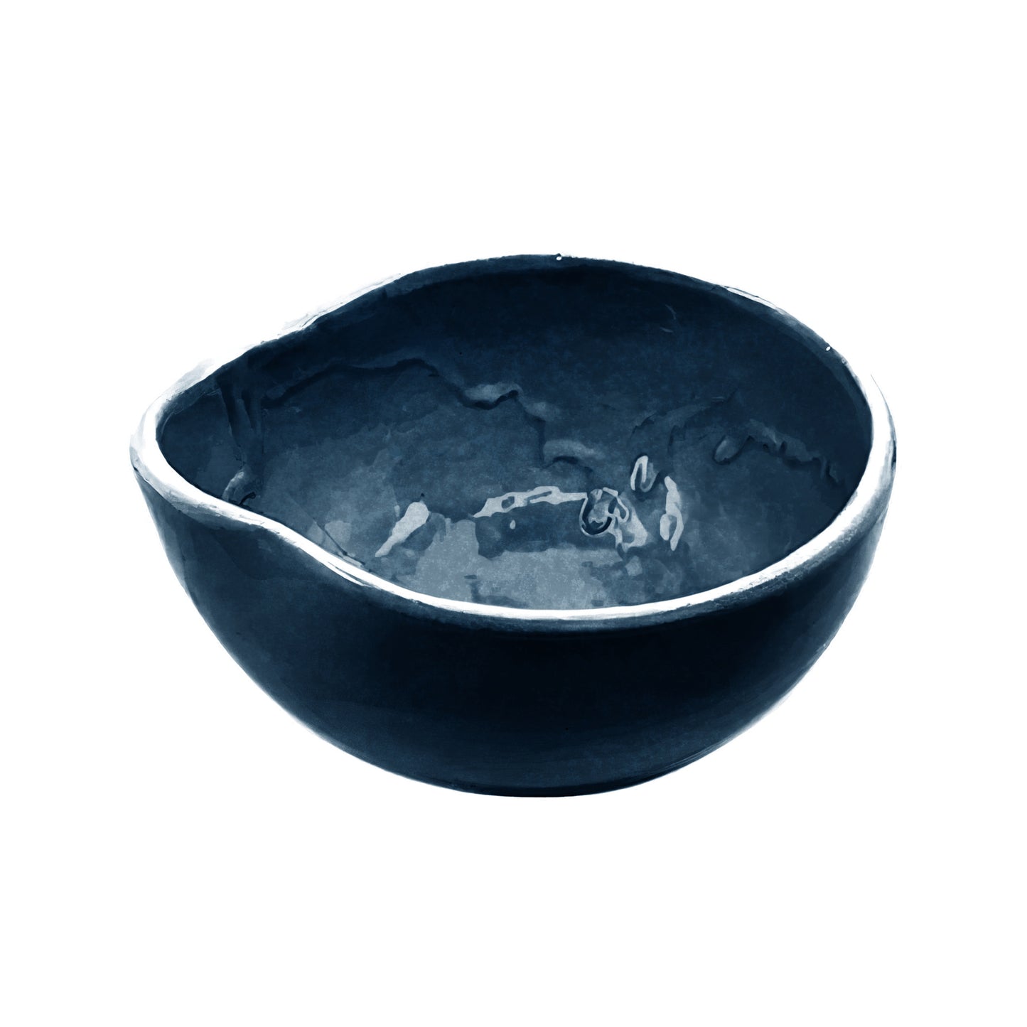 POURING BOWL SMALL FRENCH NAVY