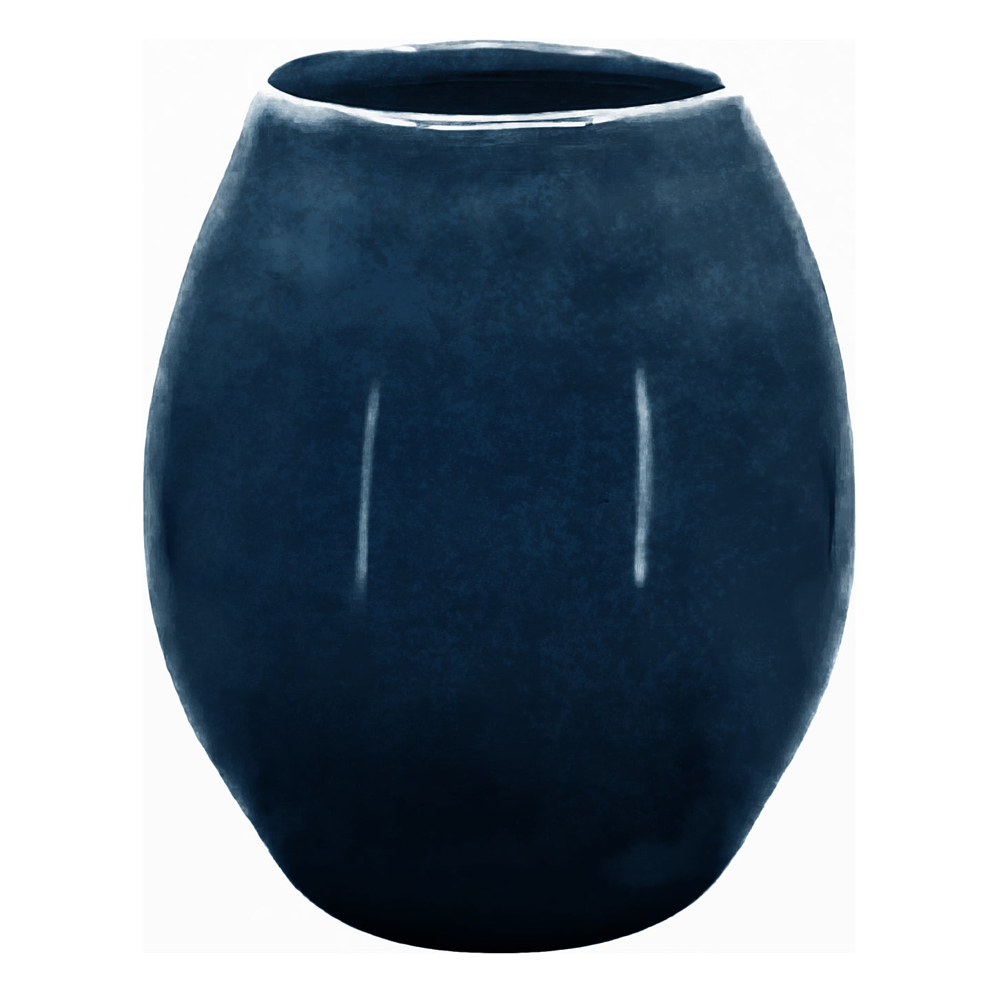 TEARDROP VASE FRENCH NAVY