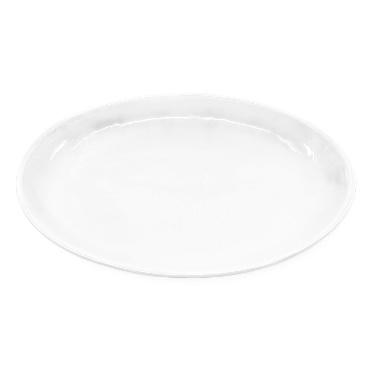 OVAL SERVING WHITE GLOSS