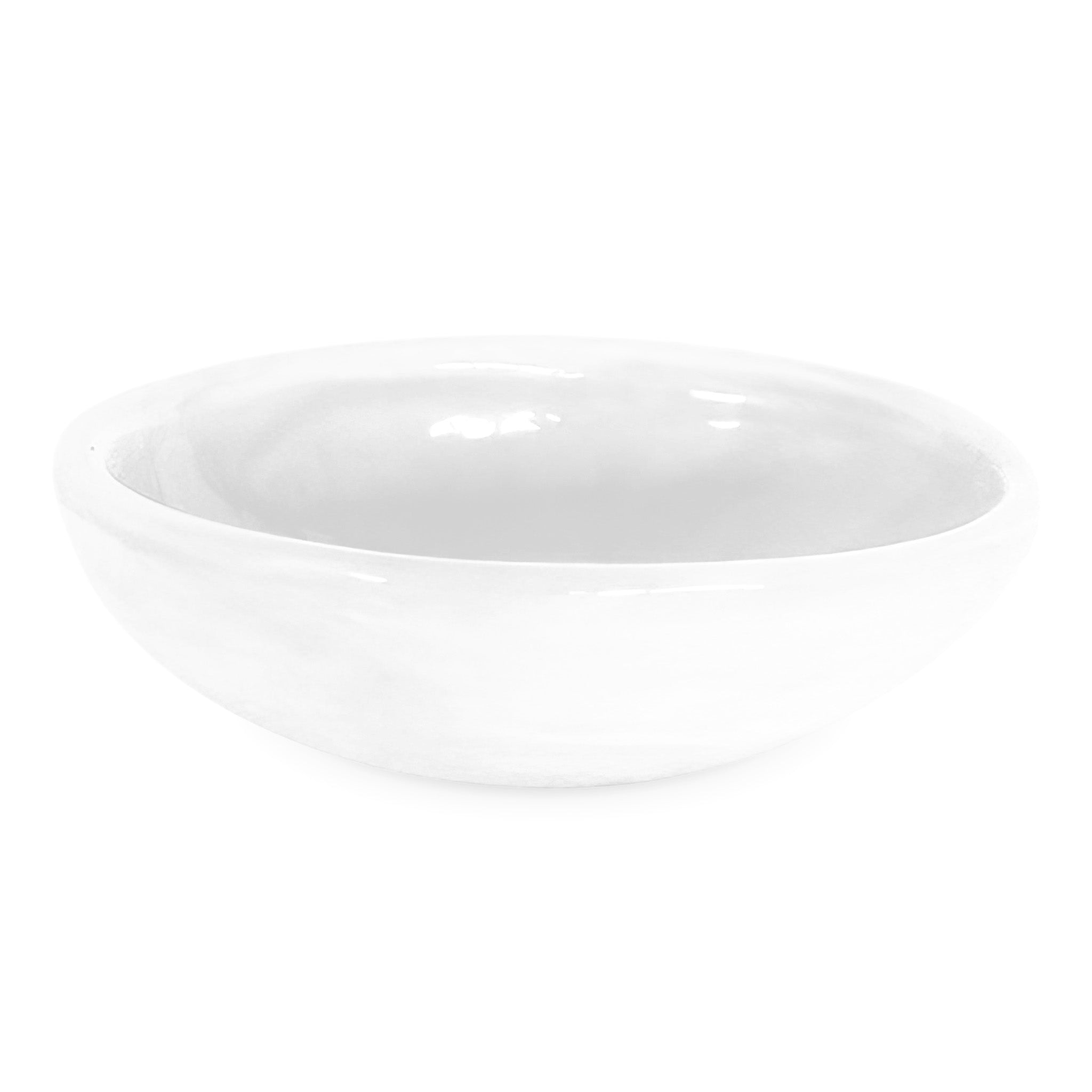 OVAL SPICE DISH WHITE GLOSS