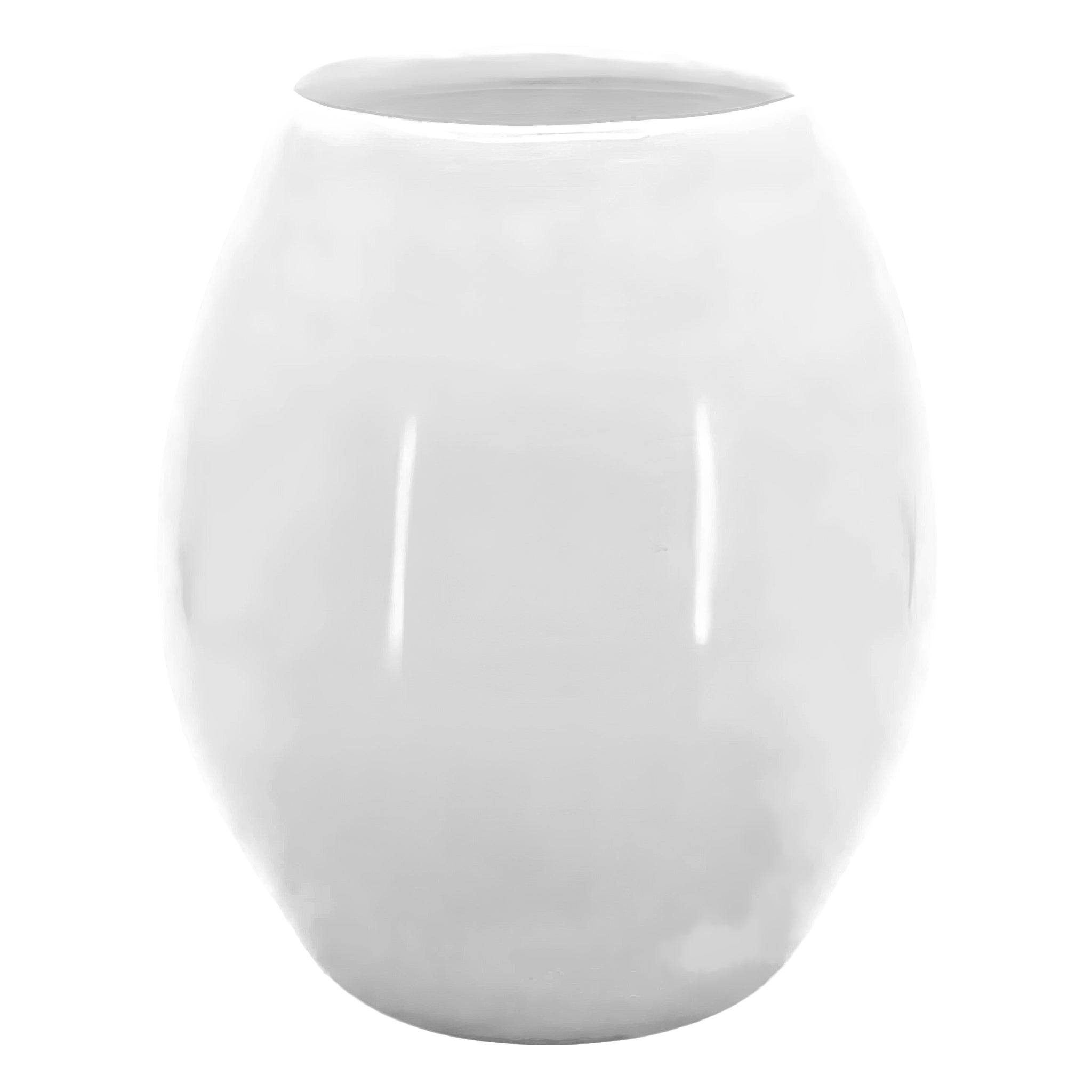 TEARDROP VASE WHITE GLOSS