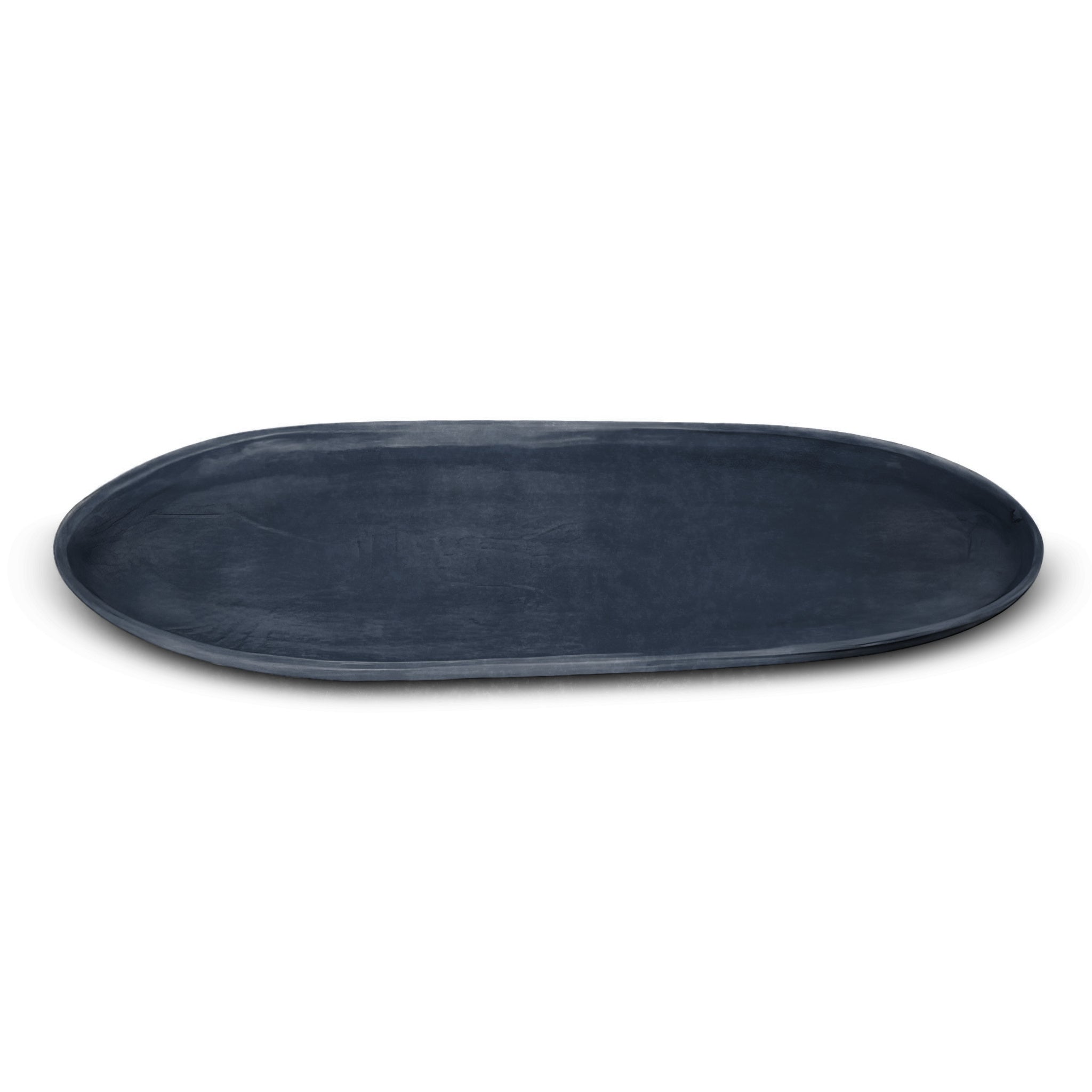 OVAL PLATTER LARGE INDIGO