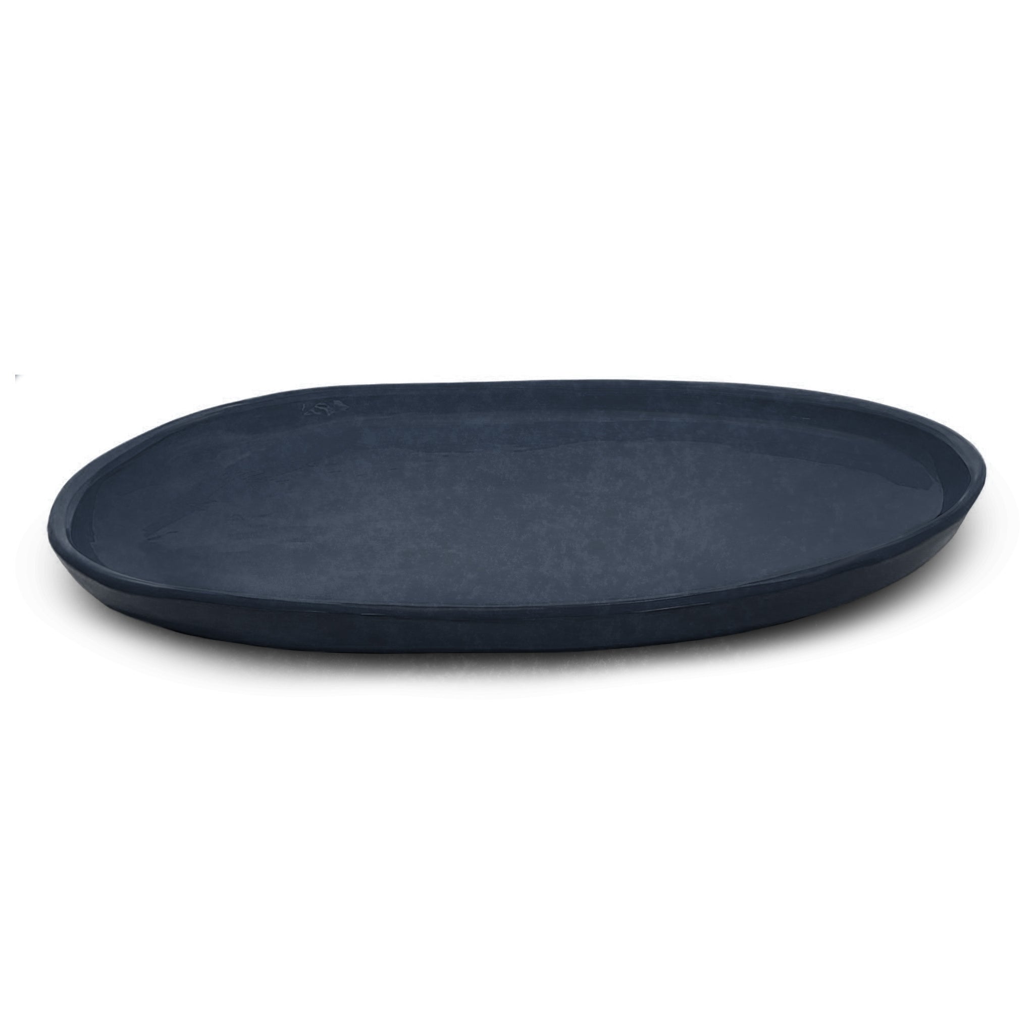 SMALL OVAL PLATTER INDIGO