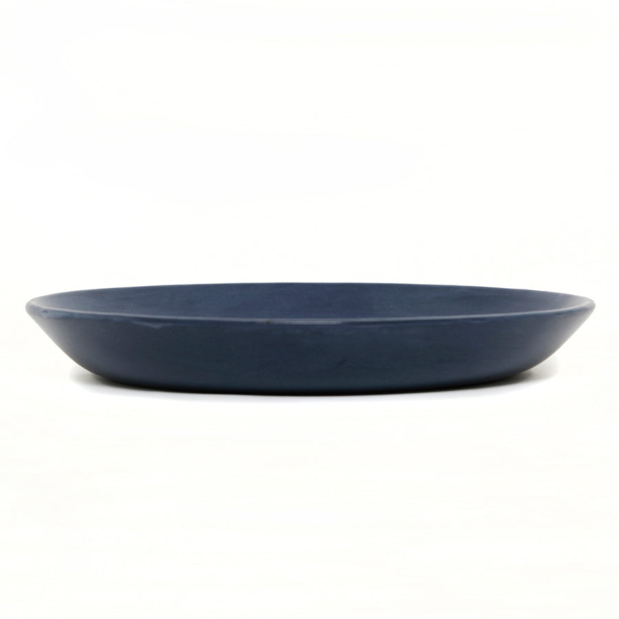 LARGE DISH INDIGO