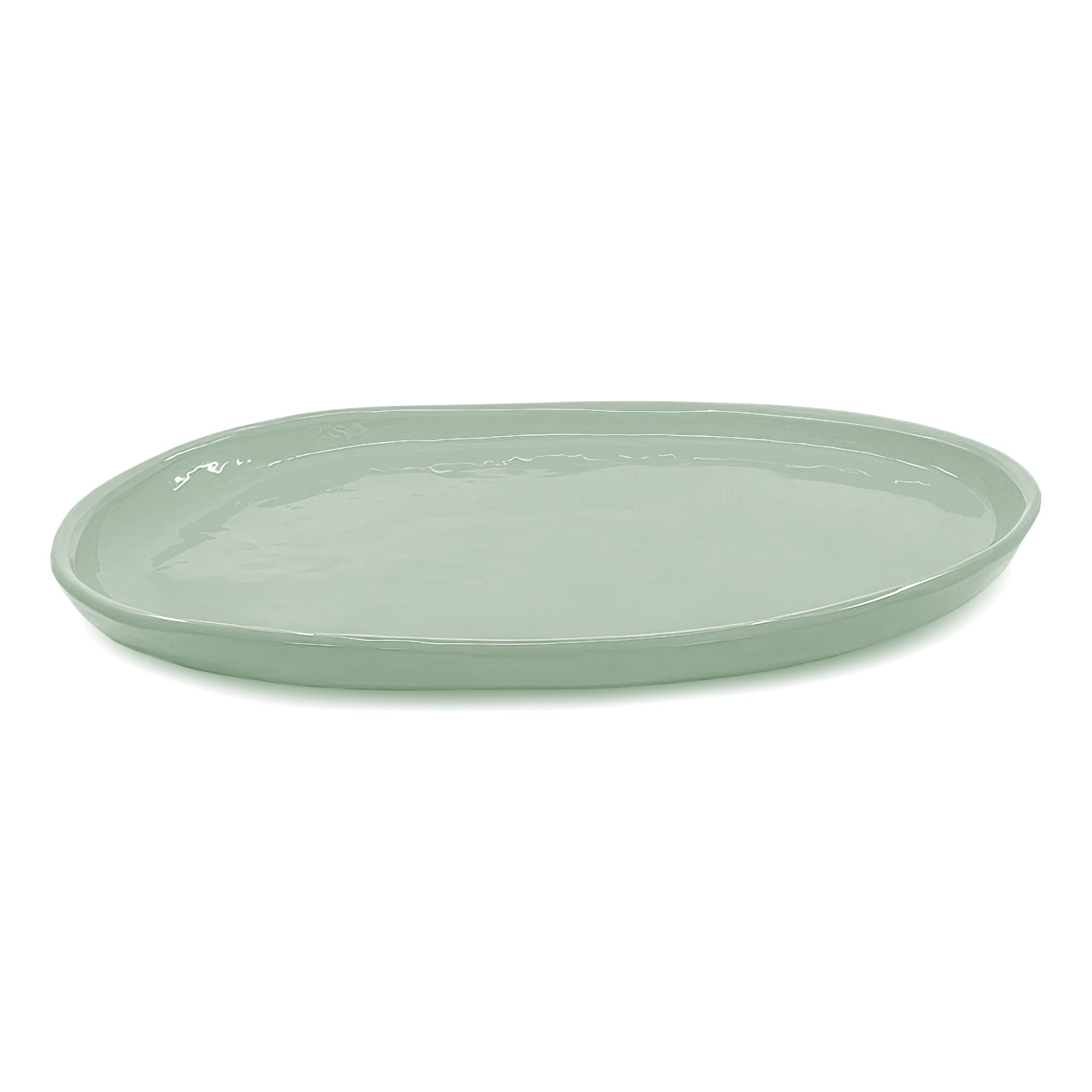 SMALL OVAL PLATTER SAGE