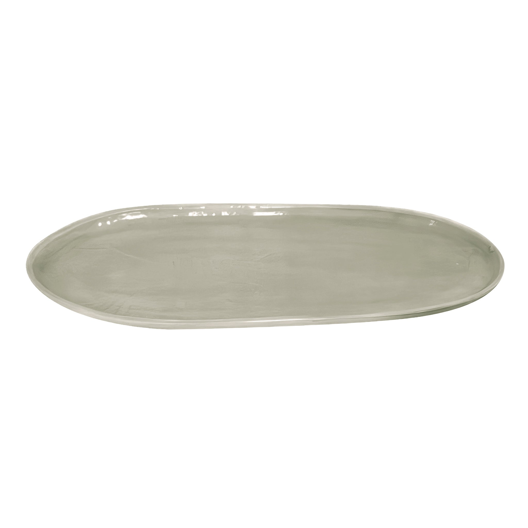 OVAL PLATTER LARGE SEAWEED