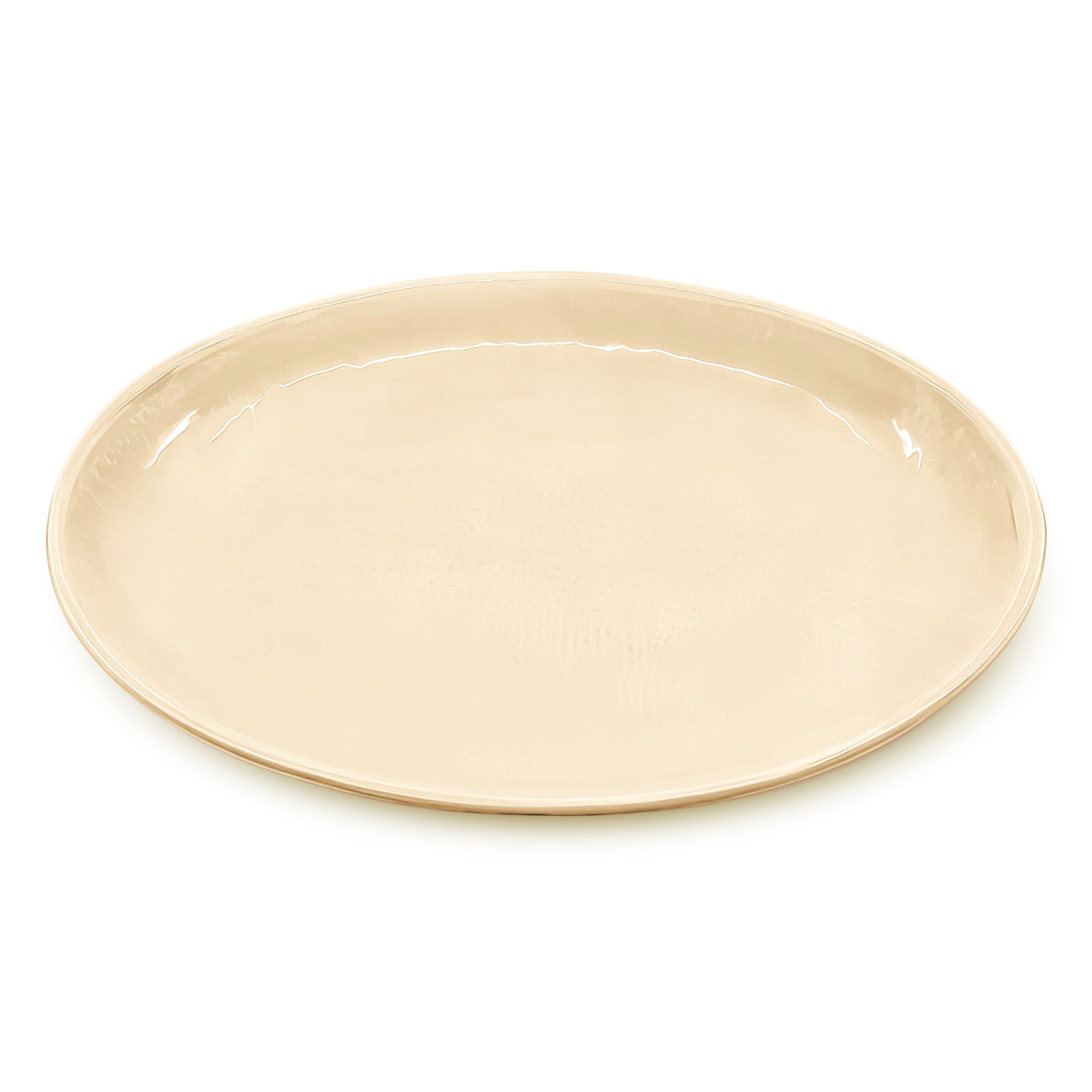 OVAL SERVING FRENCH VANILLA