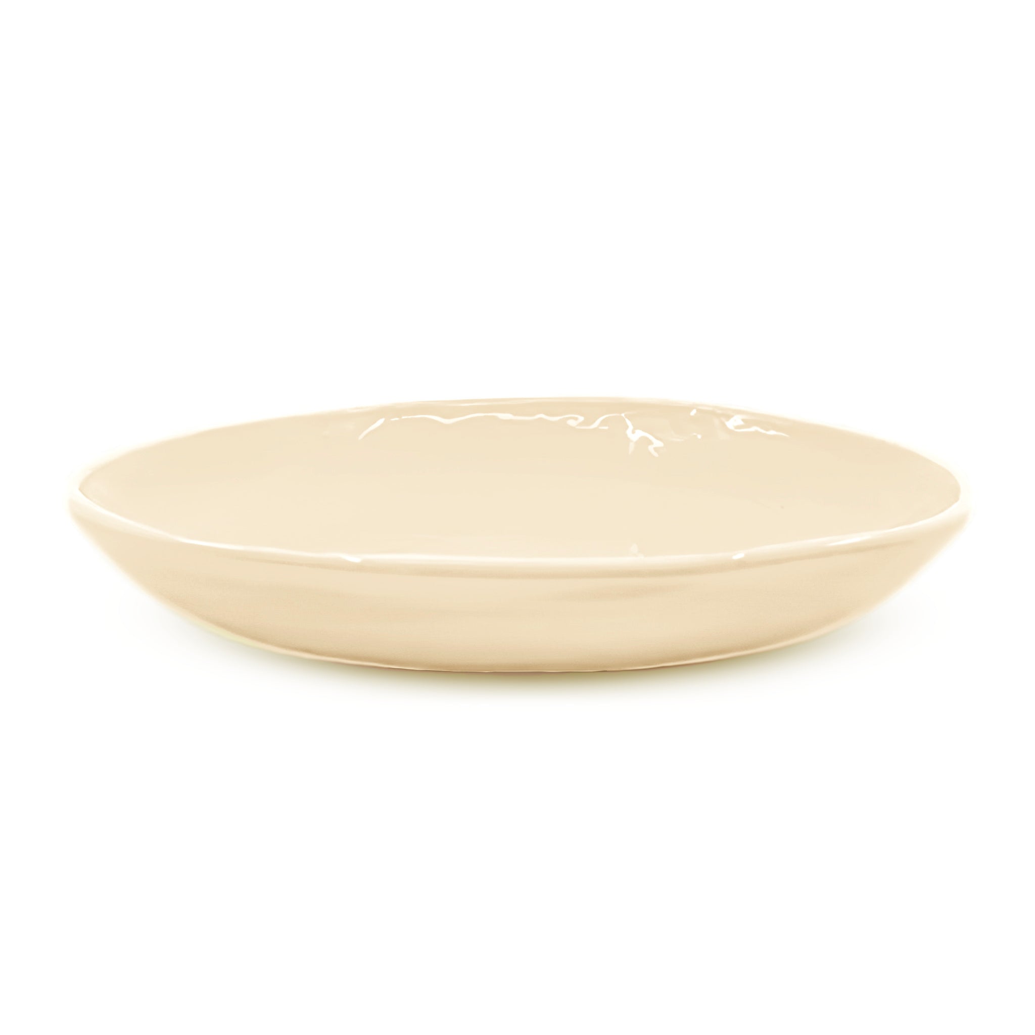 PEASANT PLATE LARGE FRENCH VANILLA