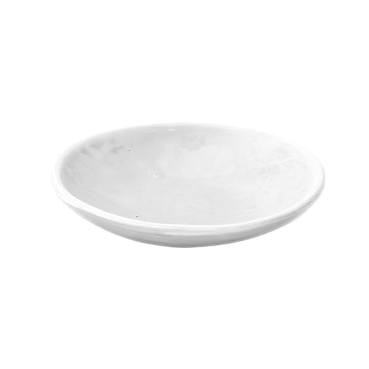 OLIVE DISH WHITE GLOSS