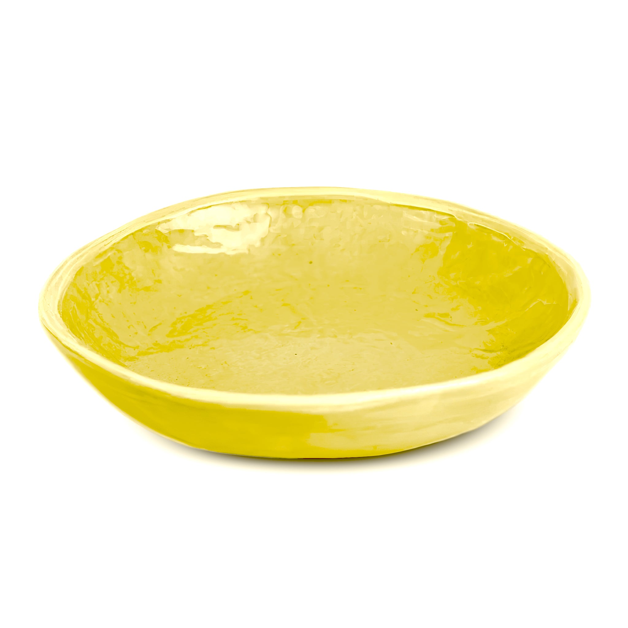 ROUND SERVING YELLOW