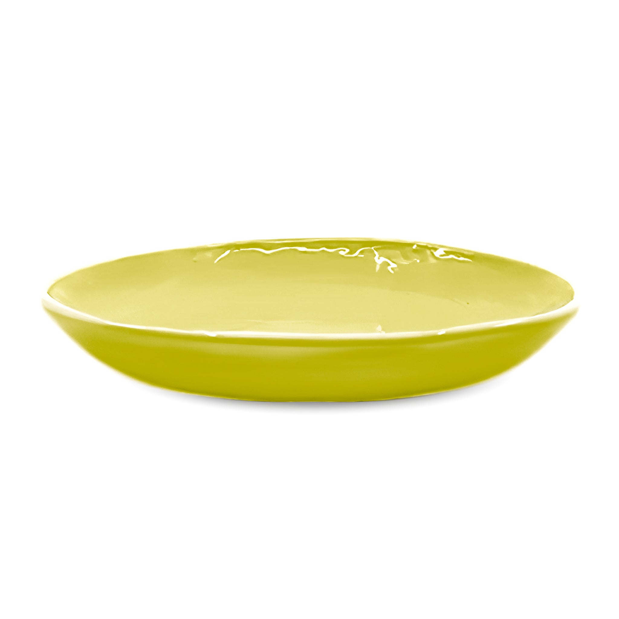 PEASANT PLATE LARGE CHARTREUSE