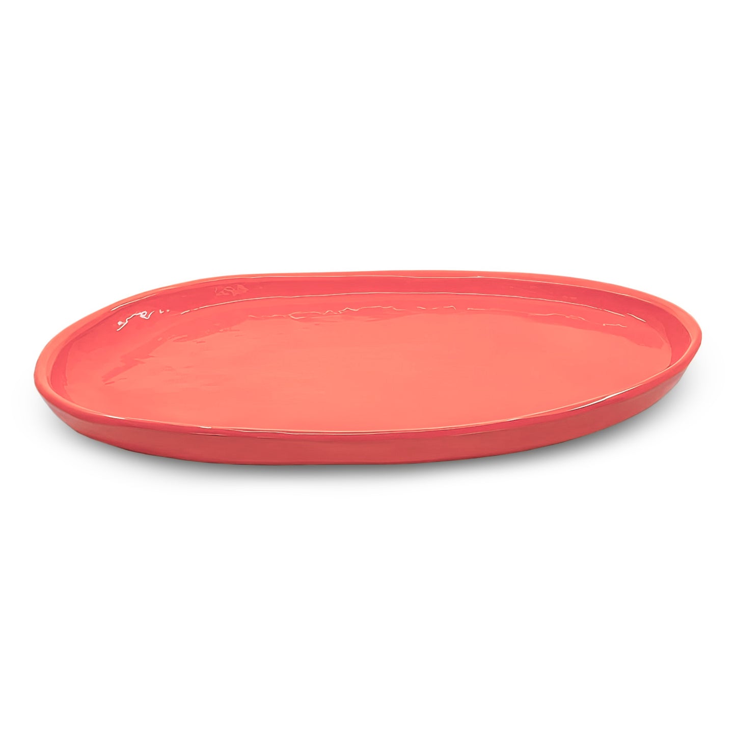 SMALL OVAL PLATTER FLAMINGO