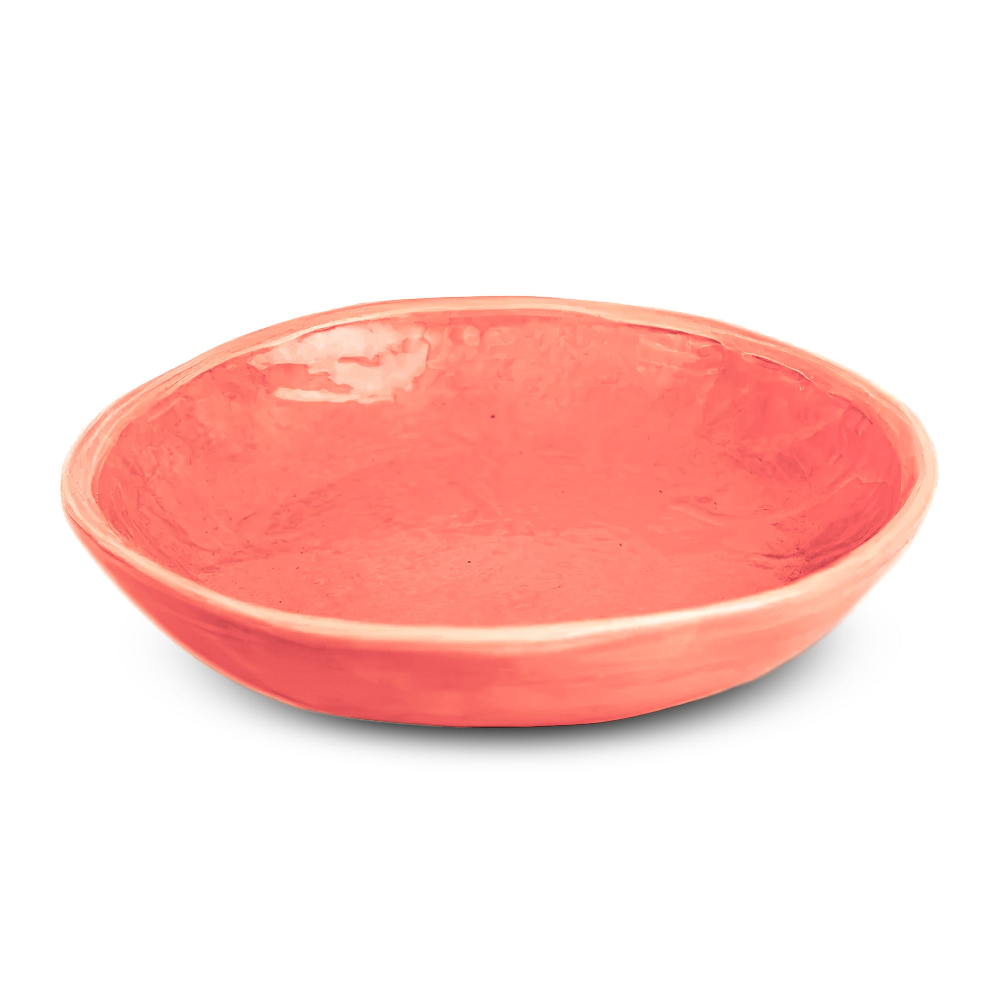 ROUND SERVING FLAMINGO